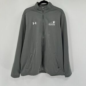 Under Armour Gray Zip Up Cold Gear Jacket Size XL